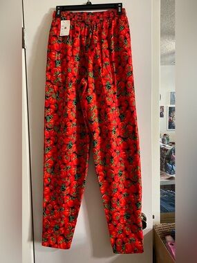 Chef pants Five star fundamentals, adult, tomato, print chef pants